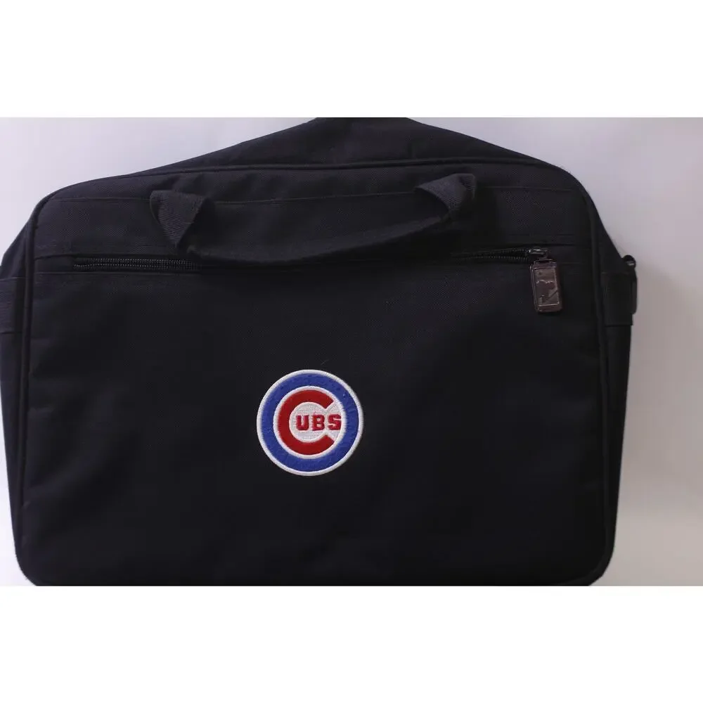 Chicago Cubs, Briefcase, Black, Shoulder Strap, MLB, Baseball, ~ 251210-WH 1335